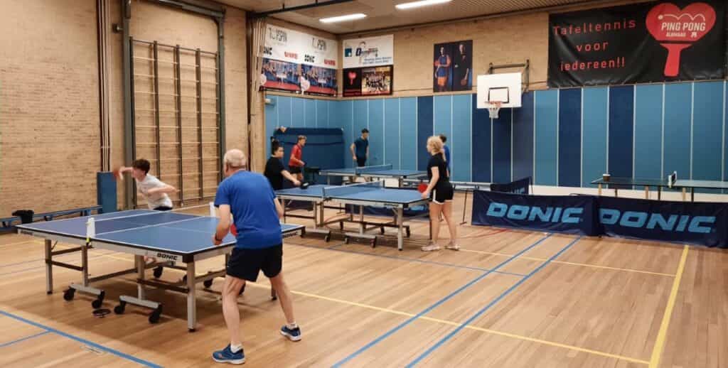 Ping Pong Alkmaar trainingssessie