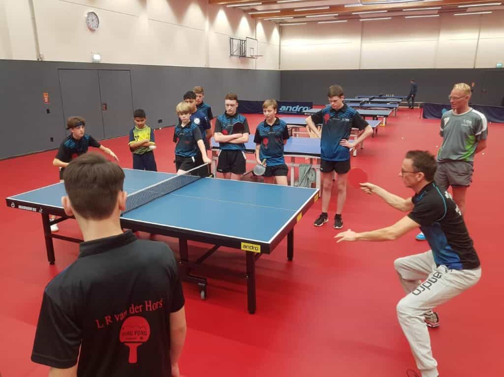 Ping Pong Alkmaar trainingssessie